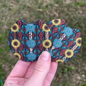 Cowgirl Sunflower Coaster Set | Car Accessories